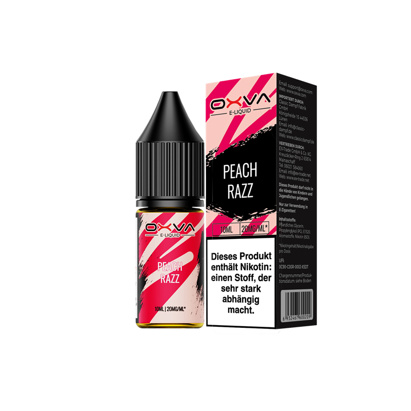 OXVA - Peach Razz - 10 ml Nikotinsalz Liquid 