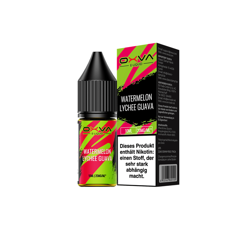 OXVA - Watermelon Lychee Guava - 10 ml Nikotinsalz Liquid 