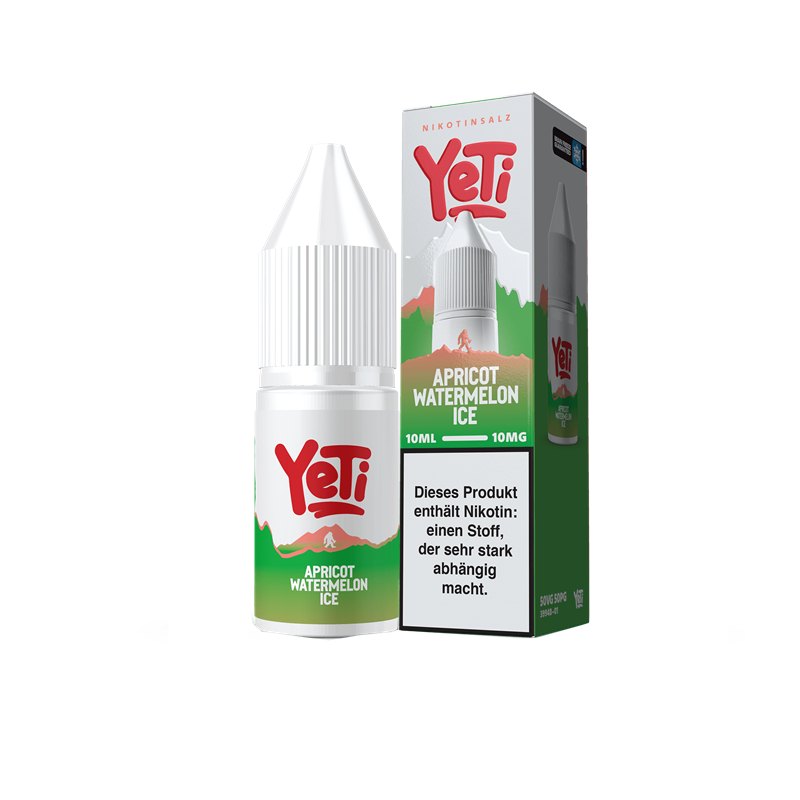 YeTi Summit - Apricot Watermelon Ice - 10 ml Overdozed Nikotinsalz Liquid