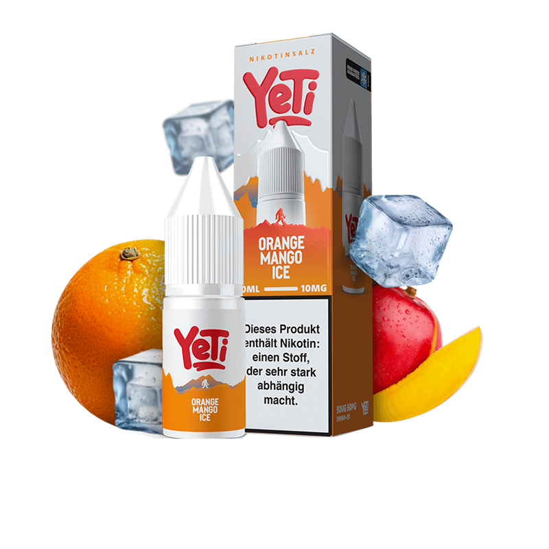 YeTi Summit - Orange Mango Ice - 10 ml Overdozed Nikotinsalz Liquid