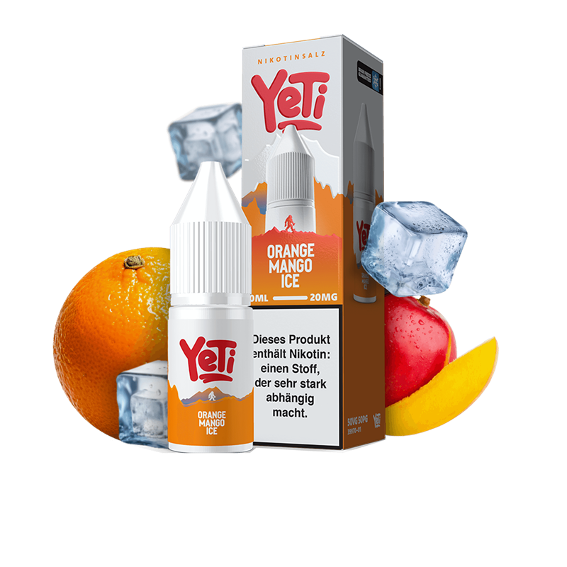 YeTi Summit - Orange Mango Ice - 10 ml Overdozed Nikotinsalz Liquid