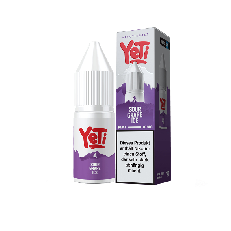 YeTi Summit - Sour Grape Ice - 10 ml Overdozed Nikotinsalz Liquid