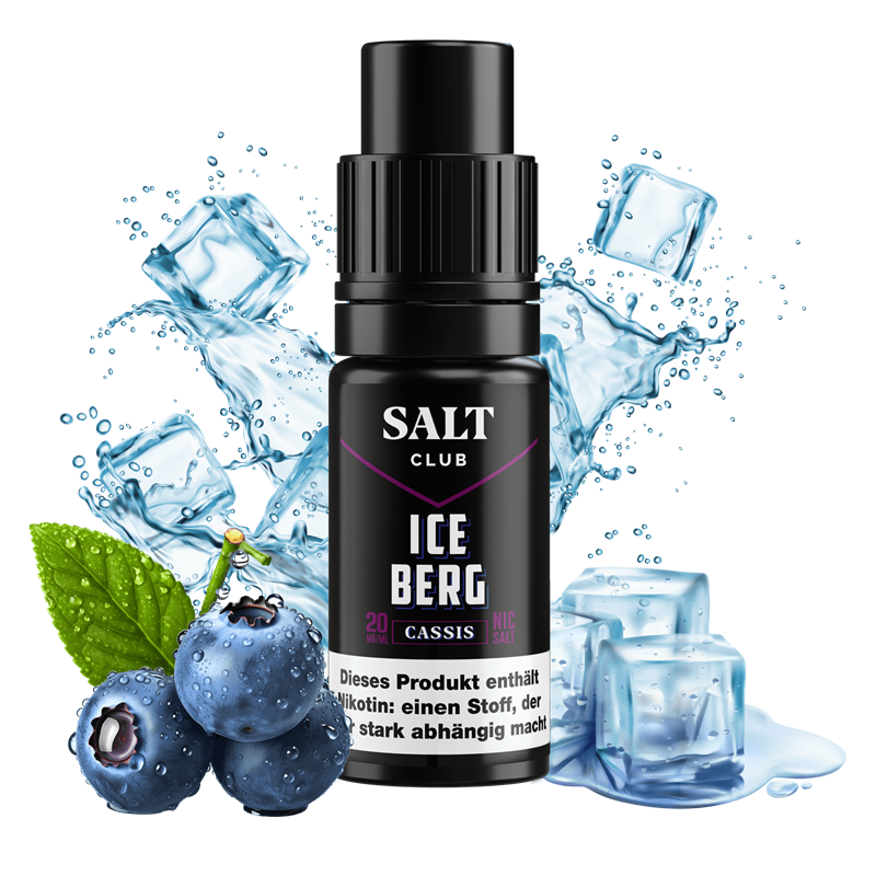 Flavorist Salt Club - Iceberg Cassis - 10 ml Nikotinsalz Liquid