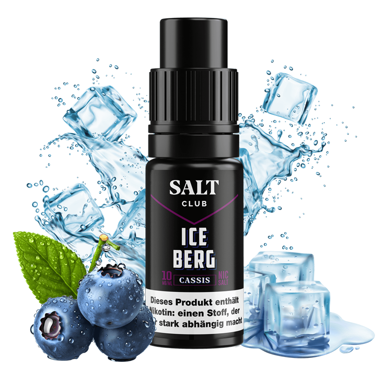 Flavorist Salt Club - Iceberg Cassis - 10 ml Nikotinsalz Liquid