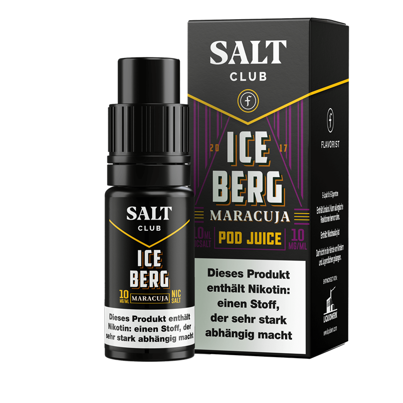 Flavorist Salt Club - Iceberg Maracuja - 10 ml Nikotinsalz Liquid 