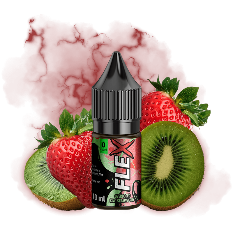 Revoltage Flex - Overdosed Kiwi Strawberry - 10 ml Nikotinsalz Liquid