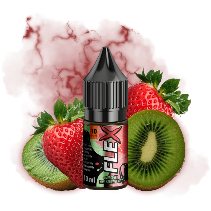 Revoltage Flex - Overdosed Kiwi Strawberry - 10 ml Nikotinsalz Liquid