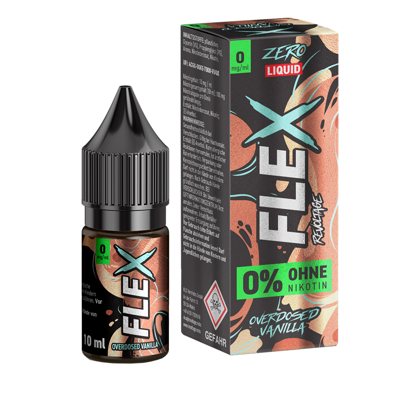 Revoltage Flex - Overdosed Vanilla - 10 ml Nikotinsalz Liquid