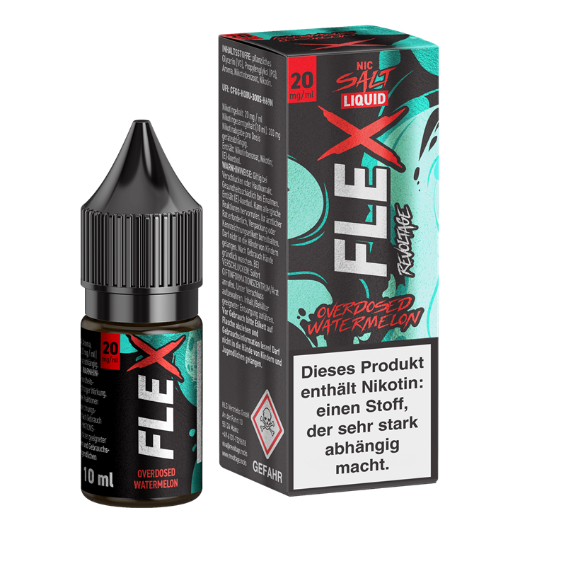 Revoltage Flex - Overdosed Watermelon - 10 ml Nikotinsalz Liquid