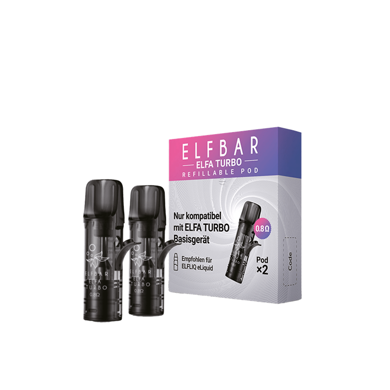 ELF Bar ELFA Turbo / Master - Empty Pod - 2 ml - 2er Pack 