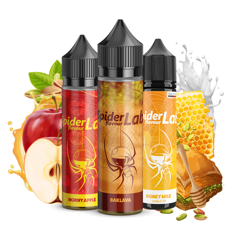 Spider Lab Bundle 3 - Longfill Aroma - 3er Pack