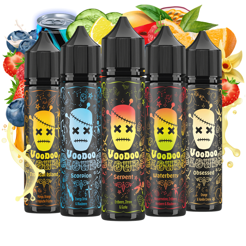 Voodoo Clouds Bundle 1 - Longfill Aroma - 5er Pack