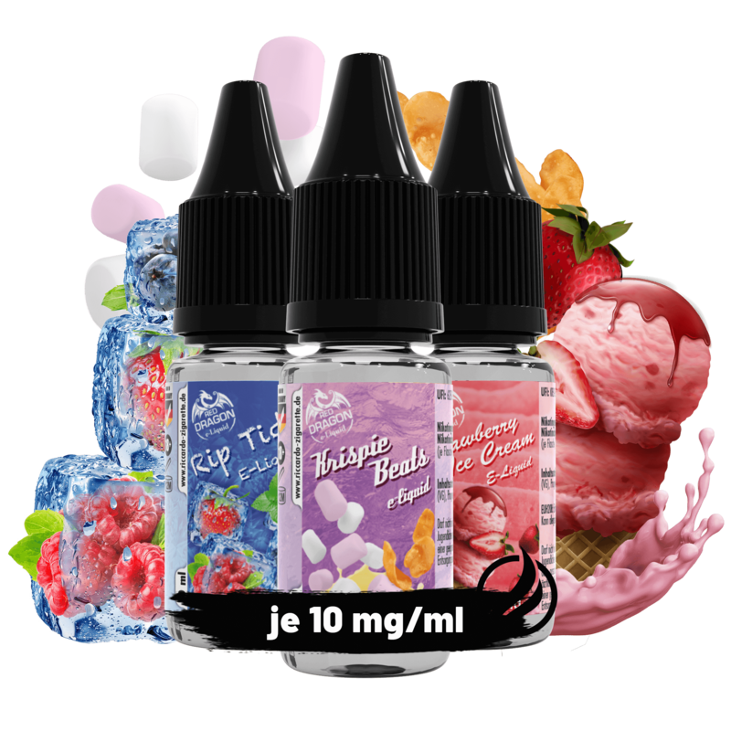 Red Dragon Bundle 2 - E-Liquid - 10 mg/ml - 3er Pack