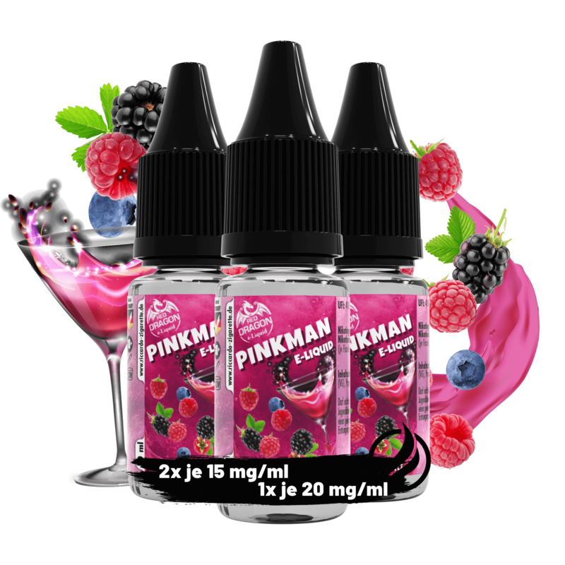 Red Dragon Bundle 6 - E-Liquid - Pinkman - 3er Pack