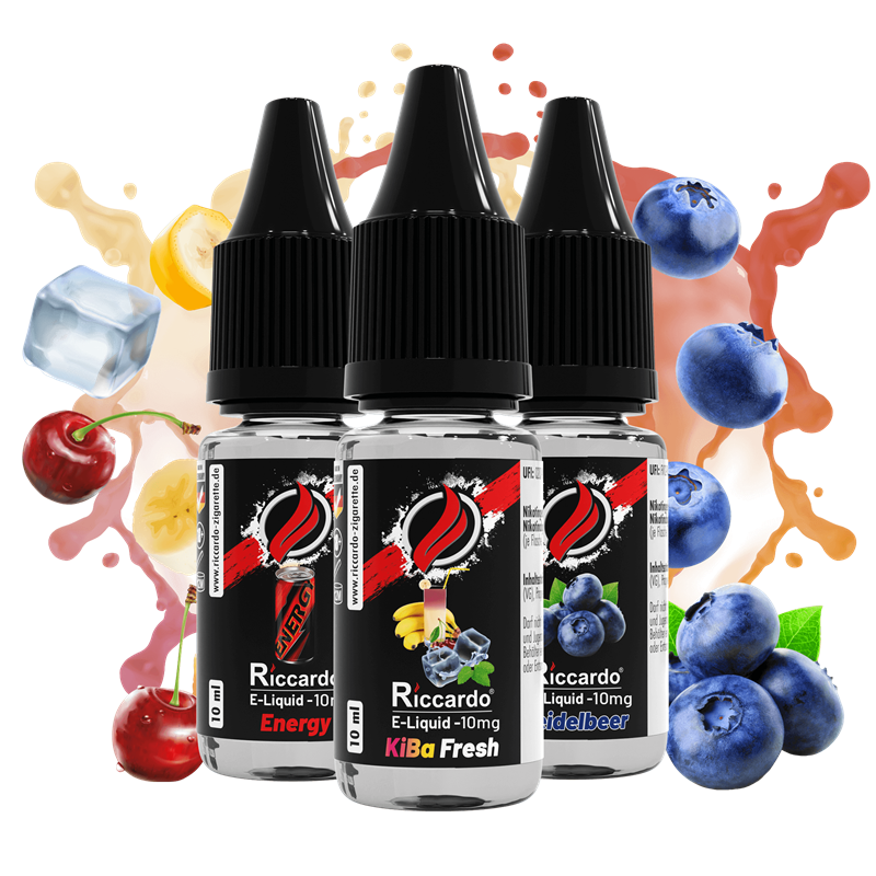 Riccardo Classic Bundle 3 - E-Liquid - 10 mg/ml - 3er Pack