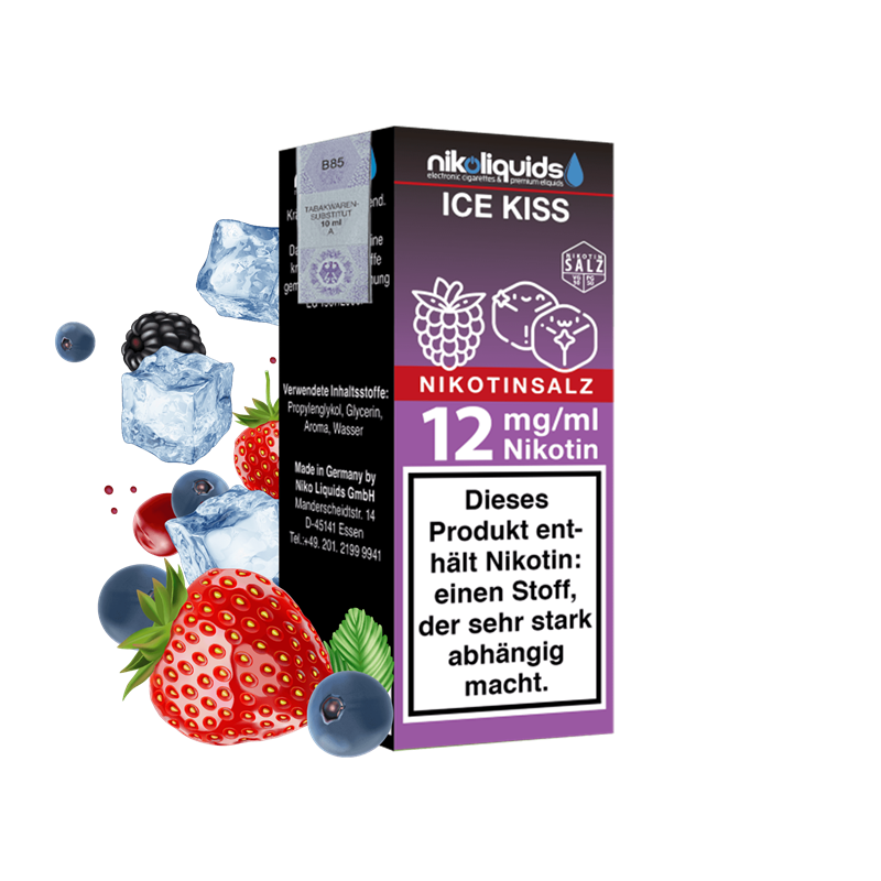 nikoliquids Ice Kiss 50/50 - 10 ml Nikotinsalz-Liquid