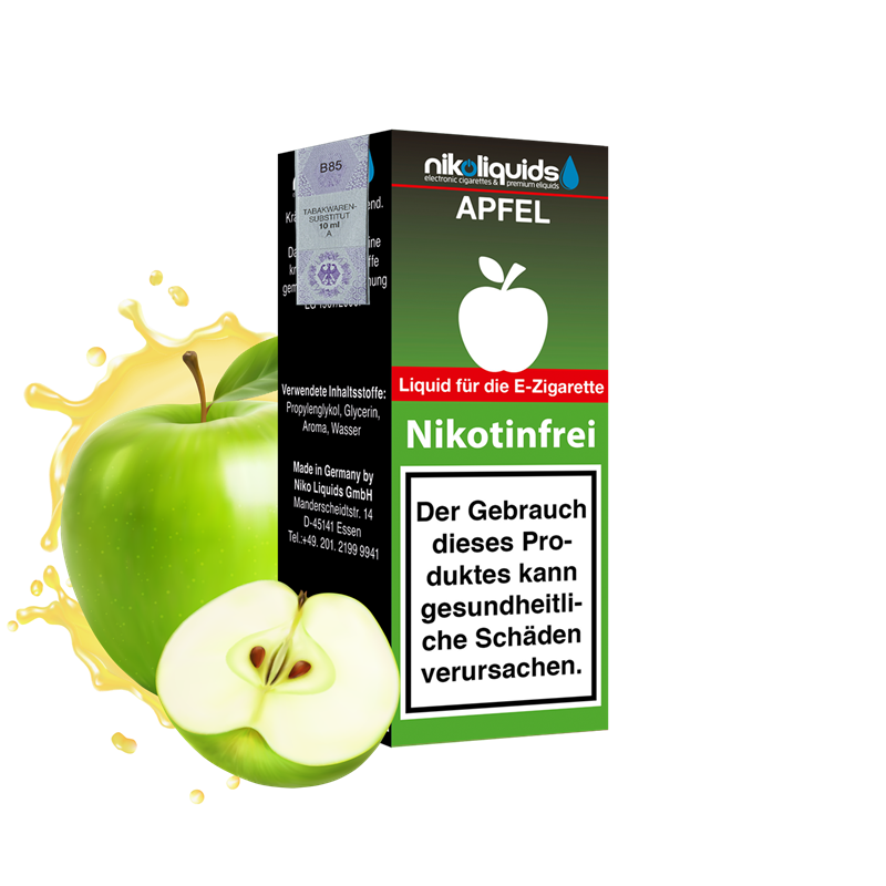 nikoliquids Apfel 70/30 - 10 ml E-Liquid