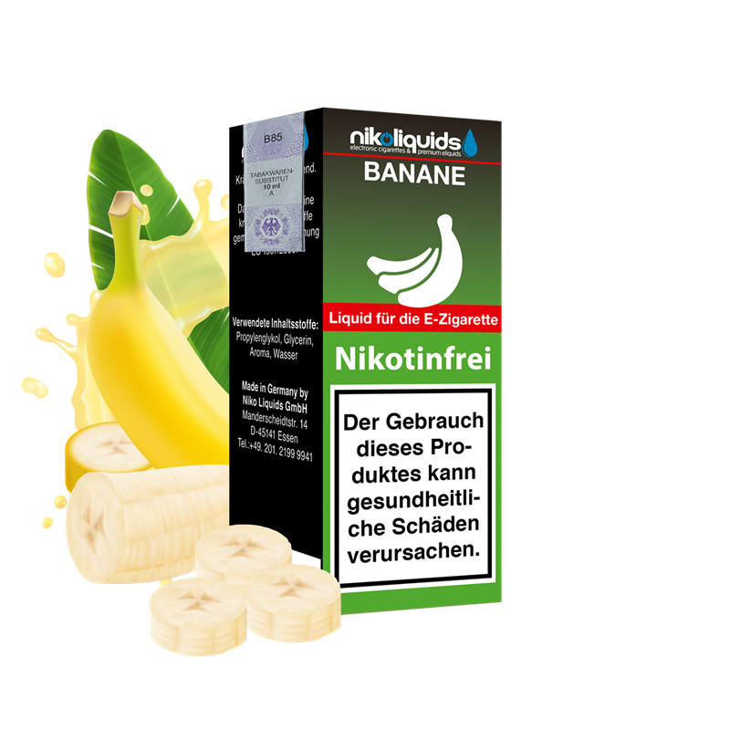 nikoliquids Banane 70/30 - 10 ml E-Liquid