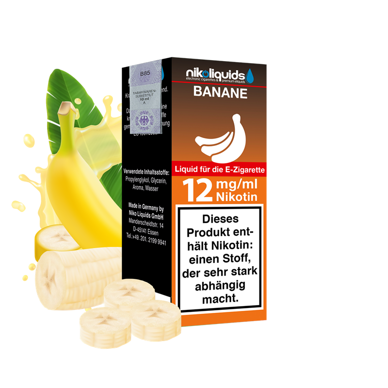 nikoliquids Banane 70/30 - 10 ml E-Liquid
