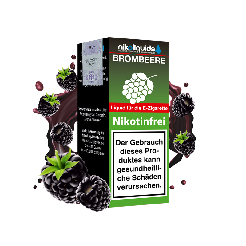 nikoliquids Brombeere 70/30 - 10 ml E-Liquid