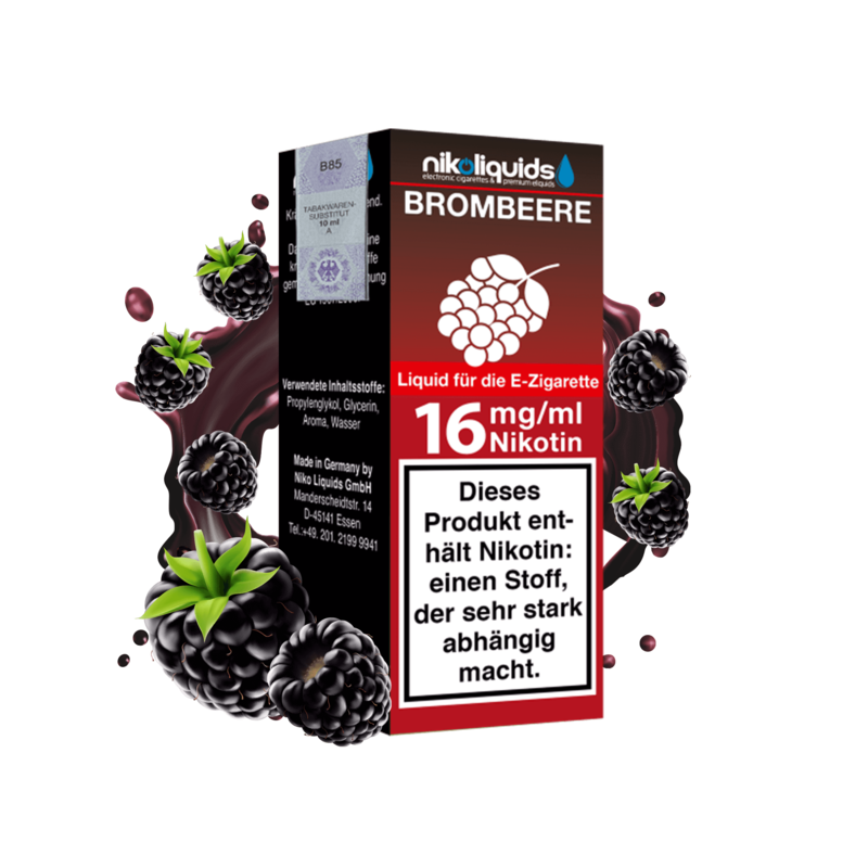 nikoliquids Brombeere 70/30 - 10 ml E-Liquid