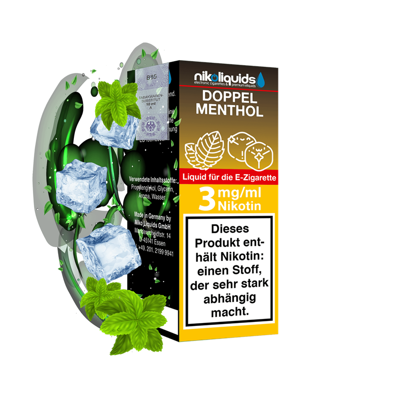 nikoliquids Doppel Menthol 70/30 - 10 ml E-Liquid