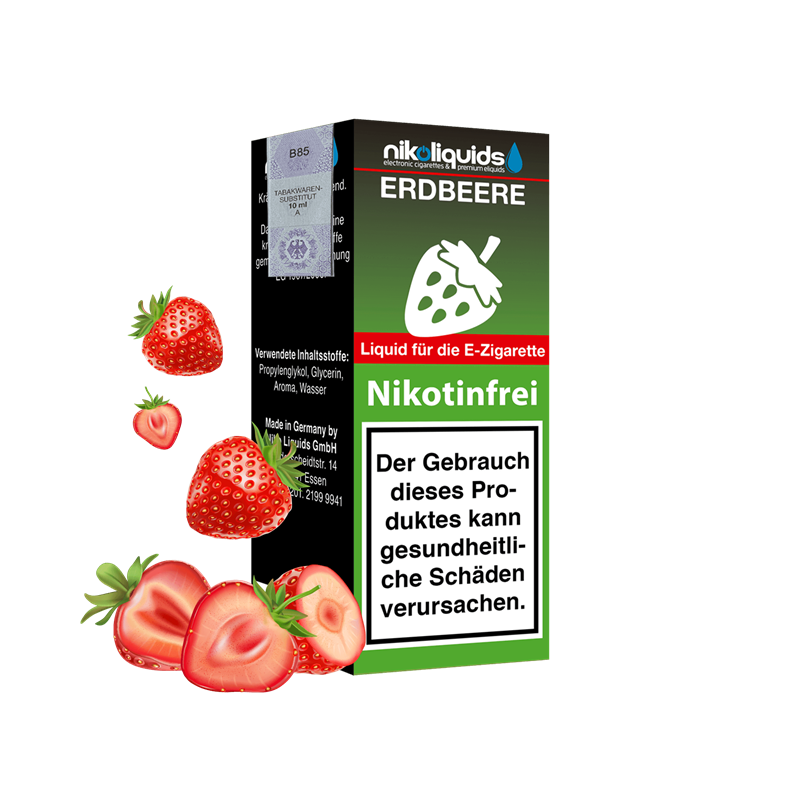 nikoliquids Erdbeere 70/30 - 10 ml E-Liquid