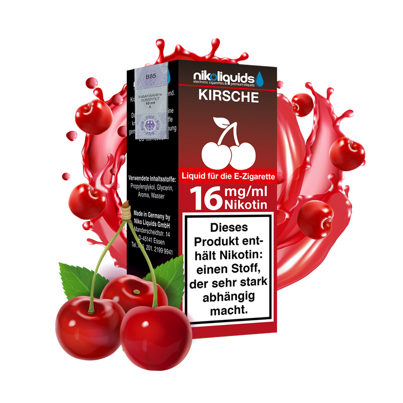 nikoliquids Kirsche 70/30 - 10 ml E-Liquid