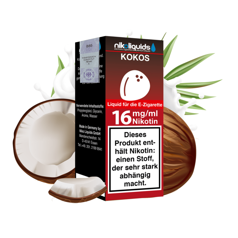 nikoliquids Kokos 70/30 - 10 ml E-Liquid