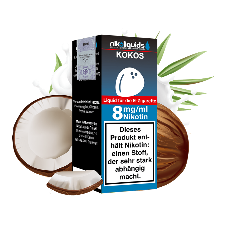 nikoliquids Kokos 70/30 - 10 ml E-Liquid