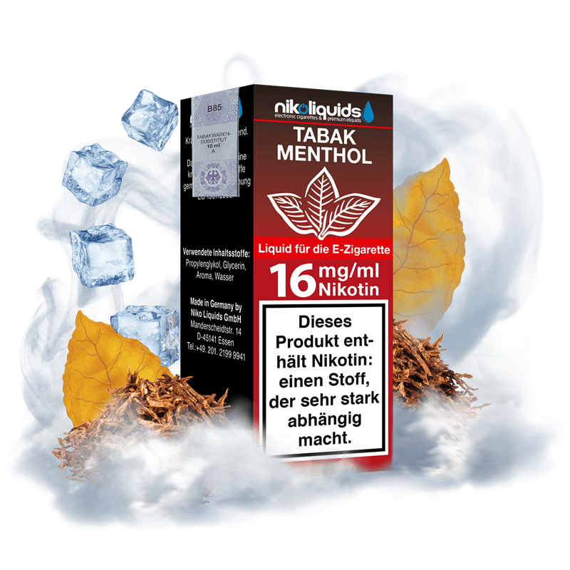 nikoliquids Tabak Menthol 70/30 - 10 ml E-Liquid