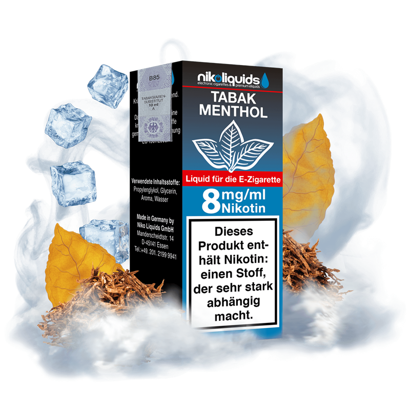 nikoliquids Tabak Menthol 70/30 - 10 ml E-Liquid