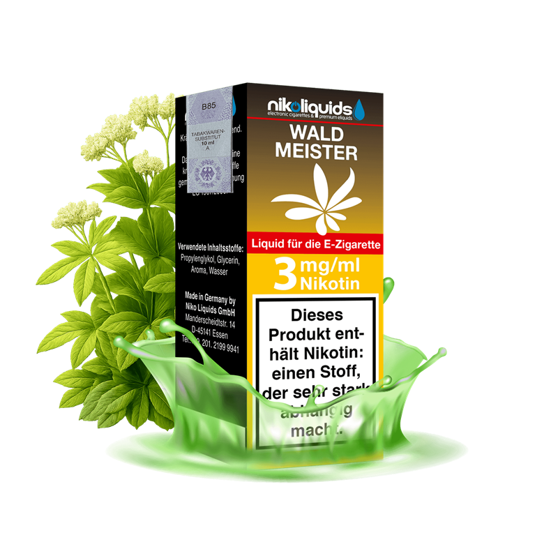 nikoliquids Waldmeister 70/30 - 10 ml E-Liquid