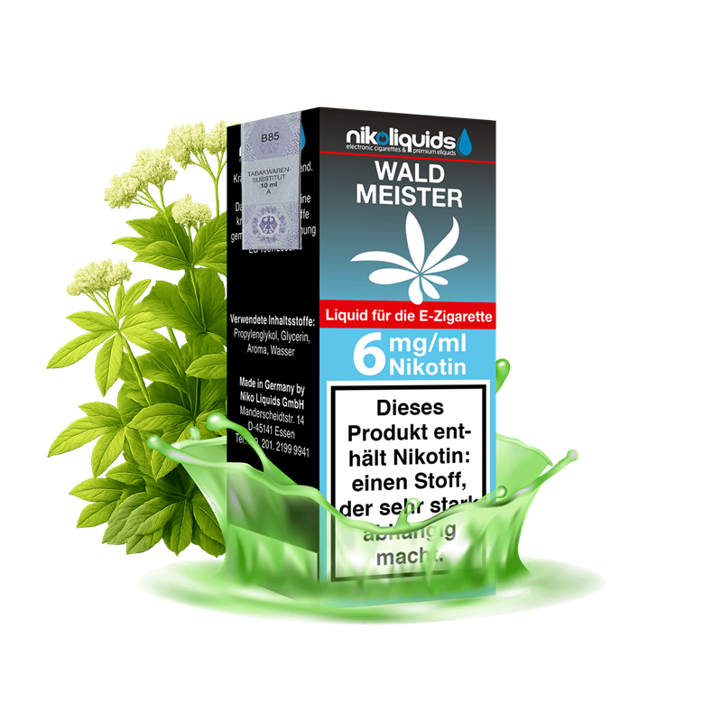 nikoliquids Waldmeister 70/30 - 10 ml E-Liquid