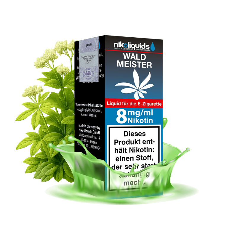 nikoliquids Waldmeister 70/30 - 10 ml E-Liquid