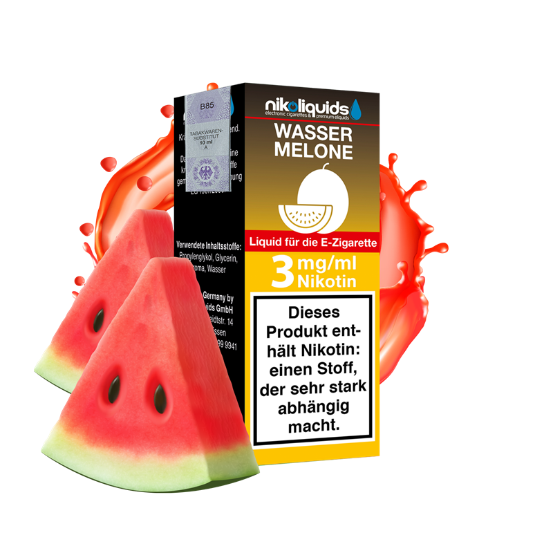 nikoliquids Wassermelone 70/30 - 10 ml E-Liquid
