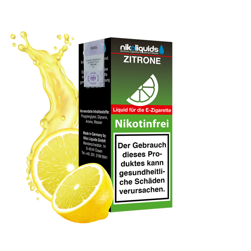 nikoliquids Zitrone 70/30 - 10 ml E-Liquid