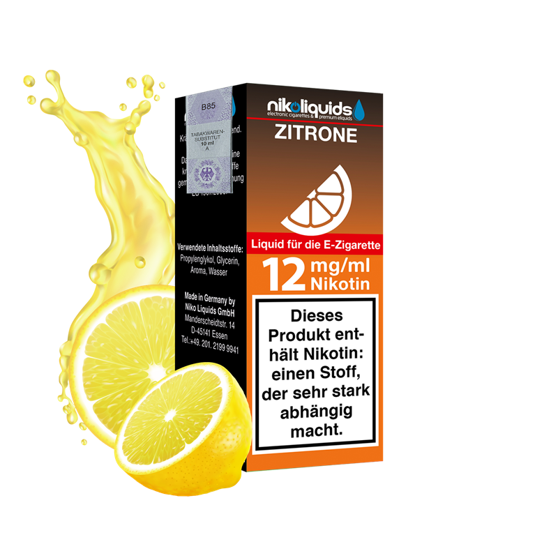 nikoliquids Zitrone 70/30 - 10 ml E-Liquid
