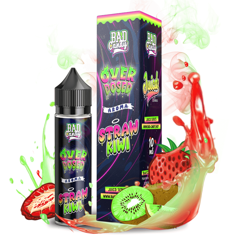 Bad Candy Aroma - OVERDOSED JUICD SERIES - Straw Kiwi - 10 ml Longfill