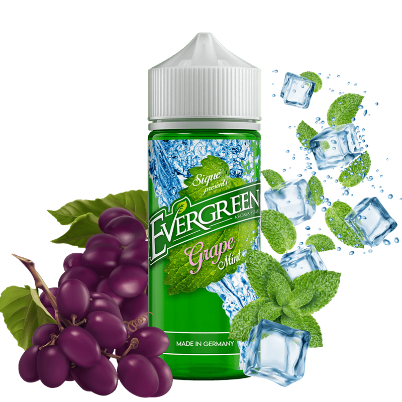 SIQUE Aroma - Evergreen - Grape Mint - 8 ml Longfill
