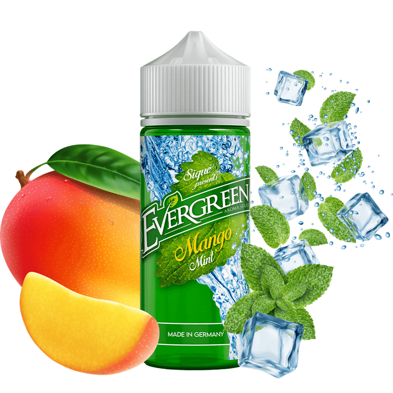 SIQUE Aroma - Evergreen - Mango Mint - 8 ml Longfill