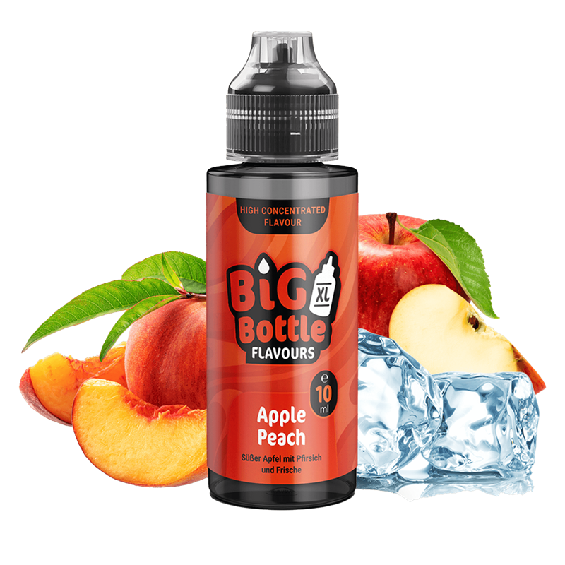 Big Bottle Flavours Aroma - Apple Peach - 10 ml Longfill