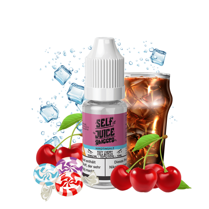 Self Juice - Fizzy Cherry Cola Bottles - 10 ml Nikotinsalz Liquid