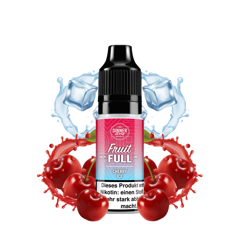 Dinner Lady Fruit Full - Cherry Ice - 10 ml Nikotinsalz Liquid