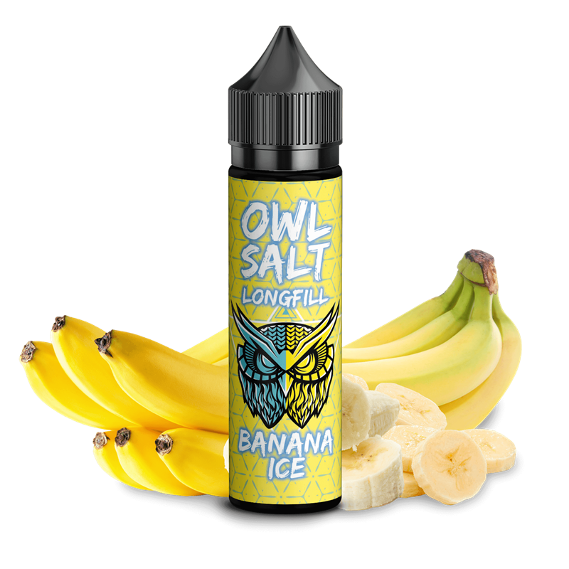 OWL Salt Aroma - Banana Ice - 10 ml Longfill