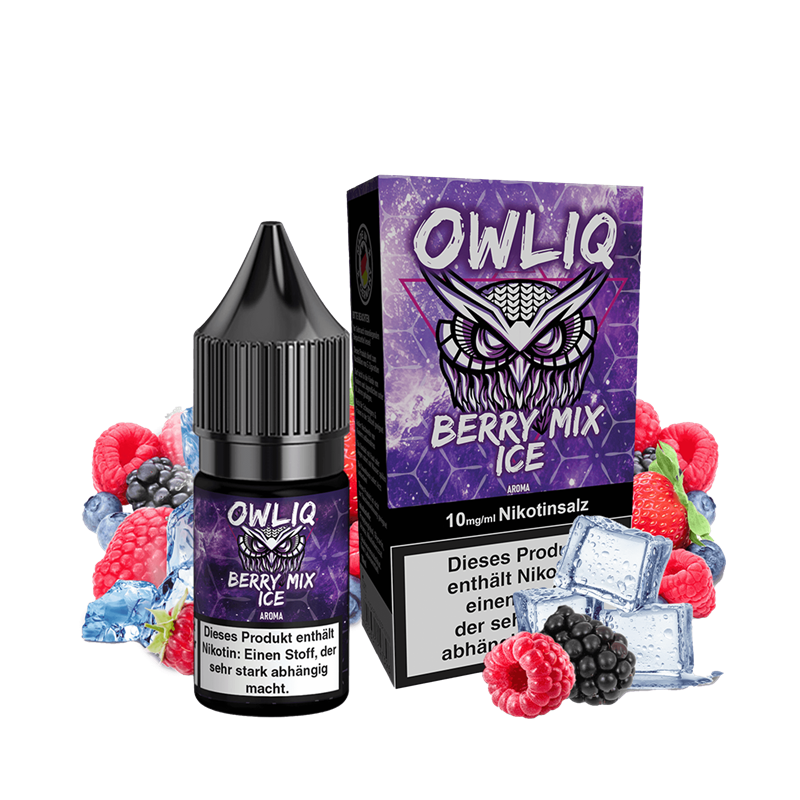 OWLIQ - Berry Mix Ice - 10 ml Nikotinsalz Liquid