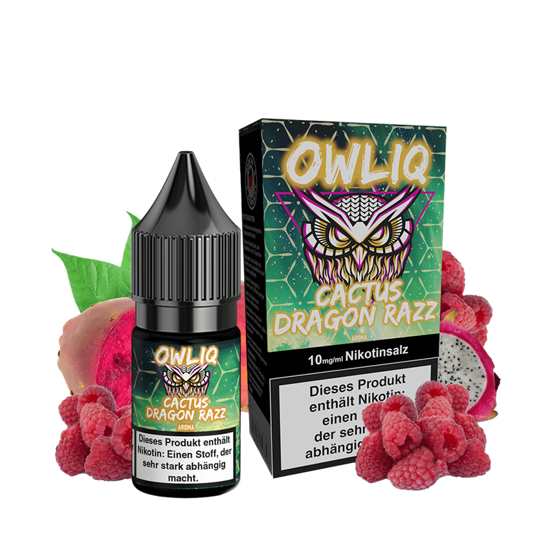 OWLIQ - Cactus Dragon Razz - 10 ml Nikotinsalz Liquid