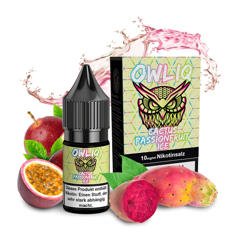 OWLIQ - Cactus Passionsfrucht Ice - 10 ml Nikotinsalz Liquid