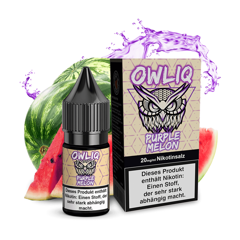 OWLIQ - Purple Melon - 10 ml Nikotinsalz Liquid