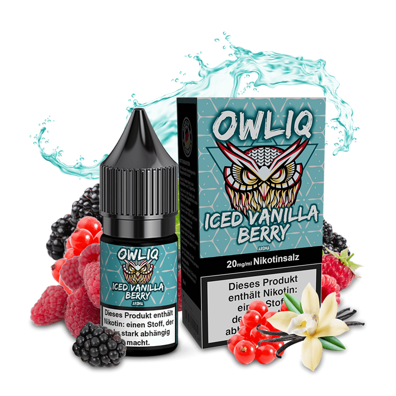 OWLIQ - Iced Vanilla Berry - 10 ml Nikotinsalz Liquid